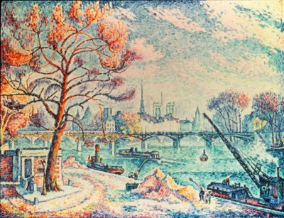 Paris, a Pont des Arts de Paul Signac